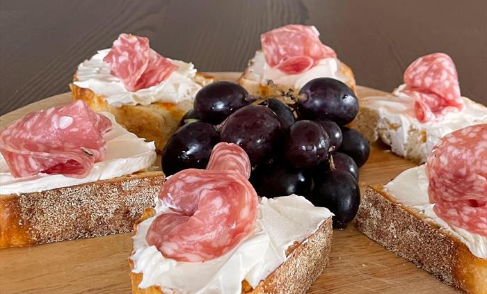 When you visit A J Ludlow Colours, add a tasty dimension, with an expertly made cup of coffee or tea and delicious sandwiches from our lunch menu, to